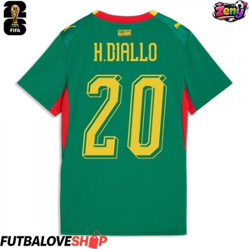 Dres Senegal Habib Diallo #20 Preč pre Ženy MS 2026 Krátky Rukáv